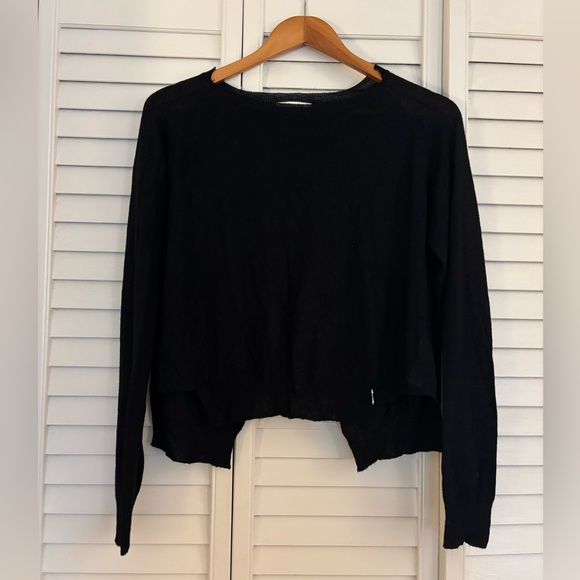 Patrizia Pepe Sweaters - Patrizia Pepe Black Women's Lightweight Sweater